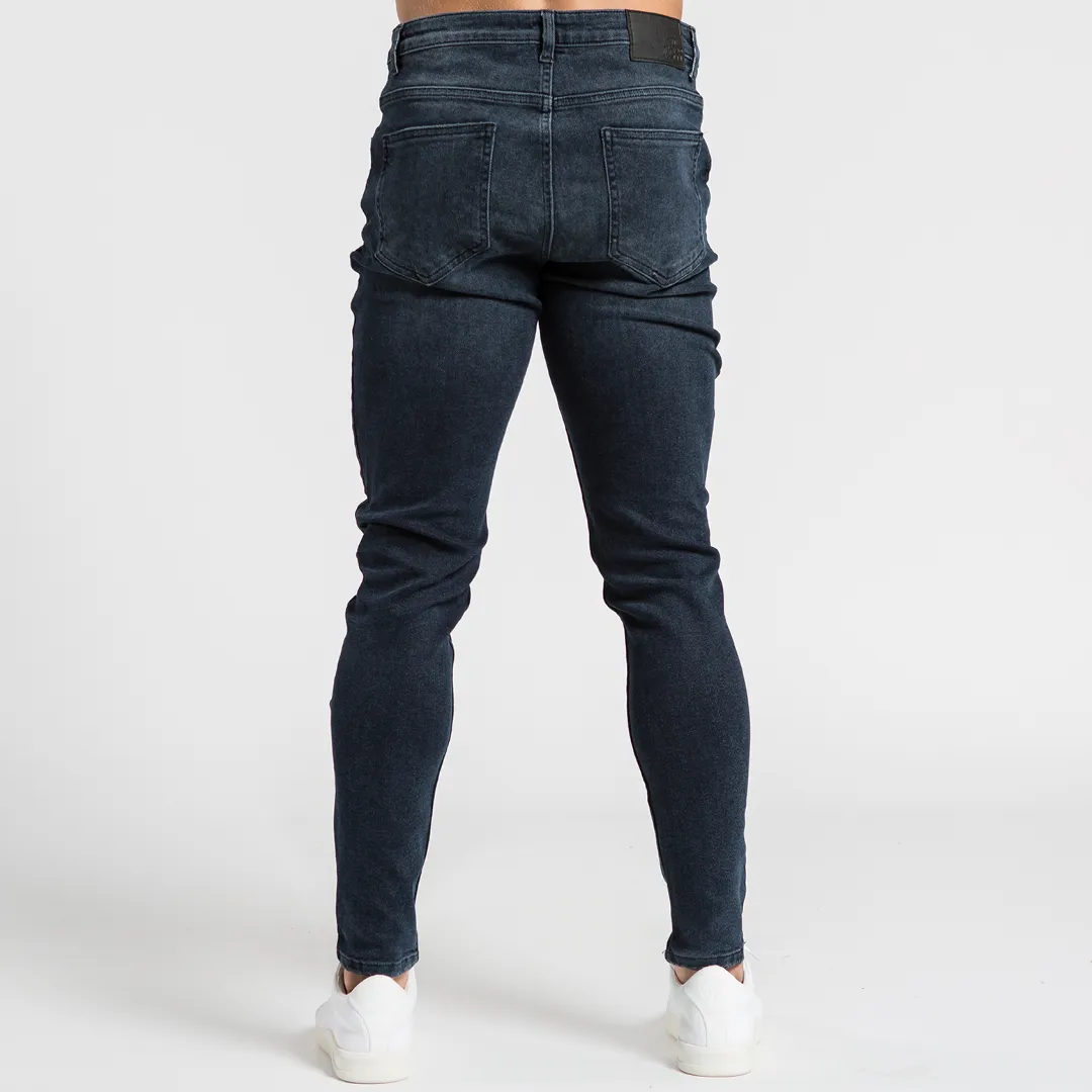 Aguero Relaxed Fit Jeans - Dark Blue