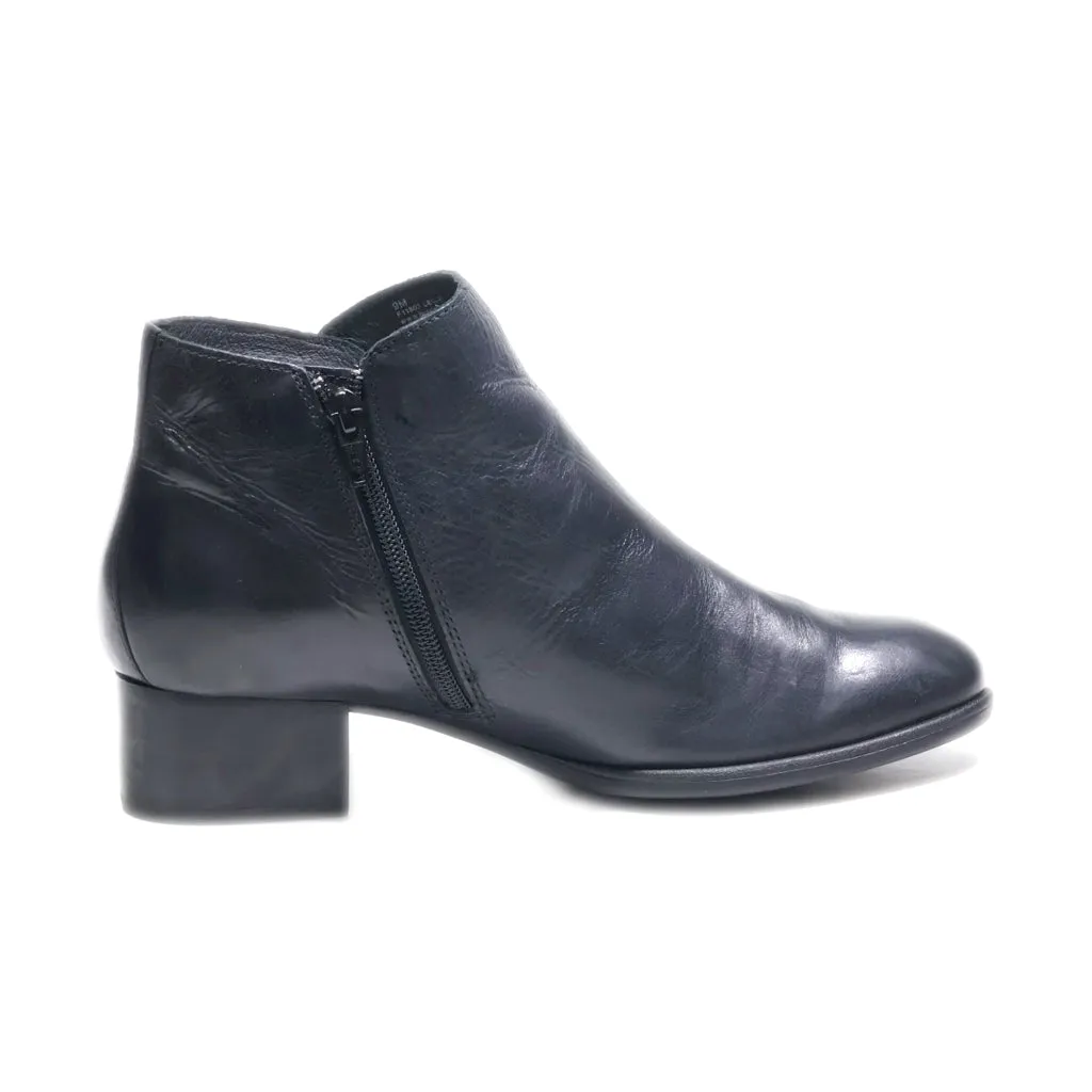 Born Ankle Boots Leather Black Colour For Women