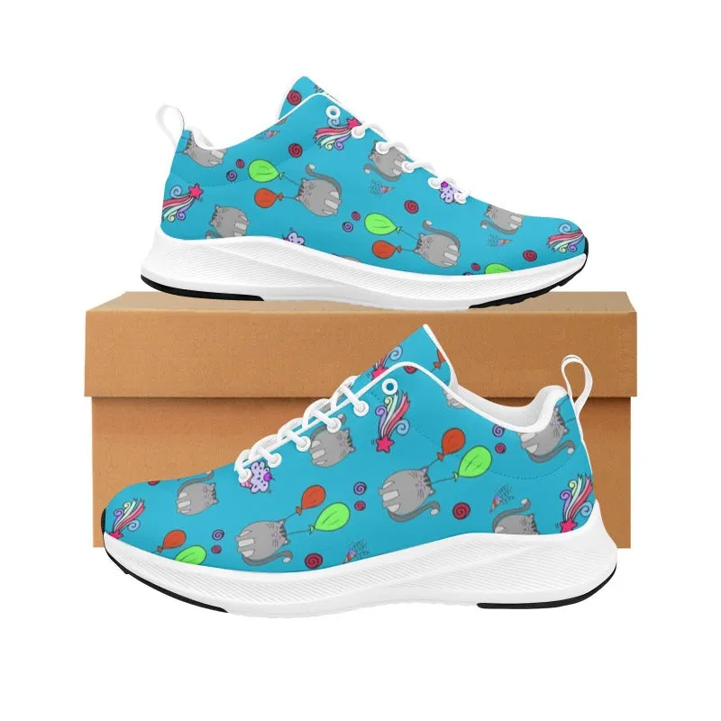 Cats Print Women's Running Shoes