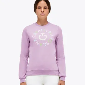 Cavalleria Toscana Pixel Orbit Sweatshirt - Pale Mauve