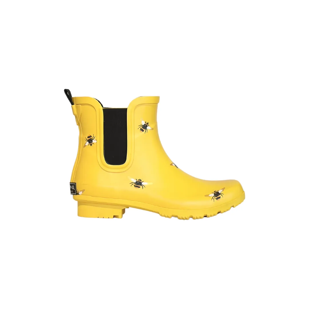 Chelsea Matte Yellow Bee Women’s Rain Boots