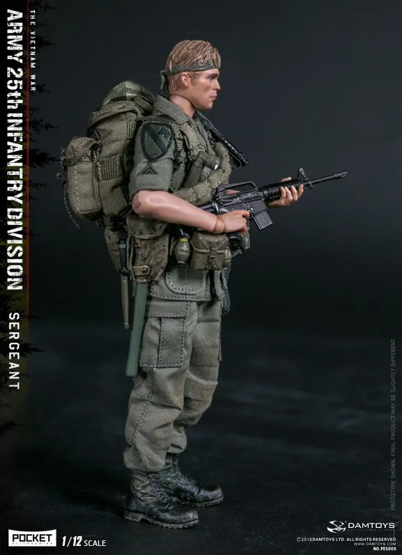 Damtoys PES005 1/12 25th Infantry Division Private SERGEANT 6-Inch Figure