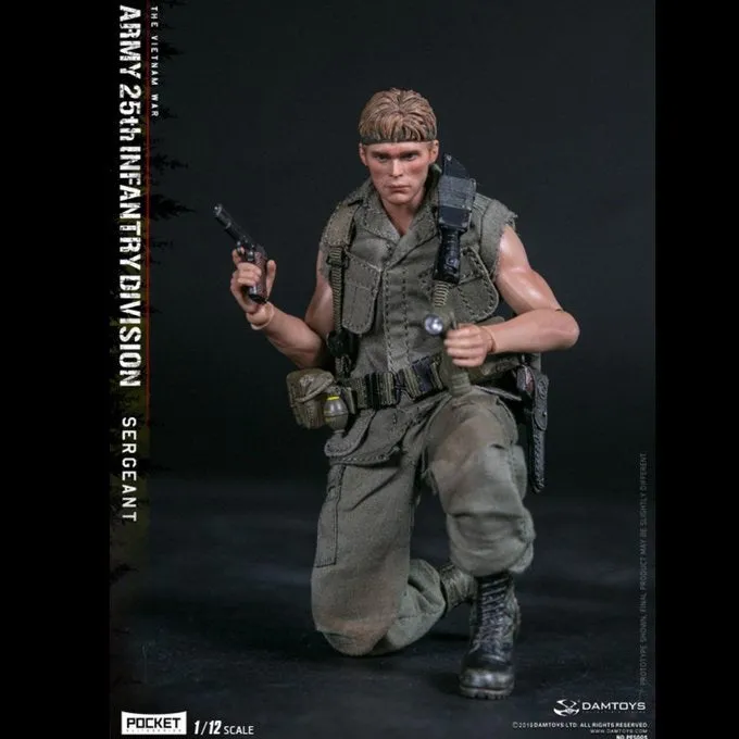 Damtoys PES005 1/12 25th Infantry Division Private SERGEANT 6-Inch Figure