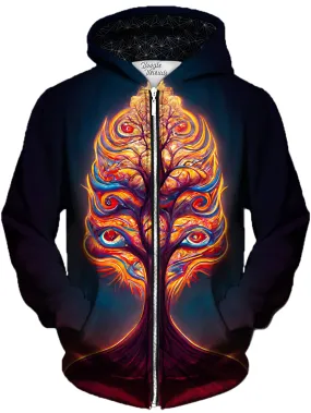 Dapper Dimension Unisex Zip-Up Hoodie