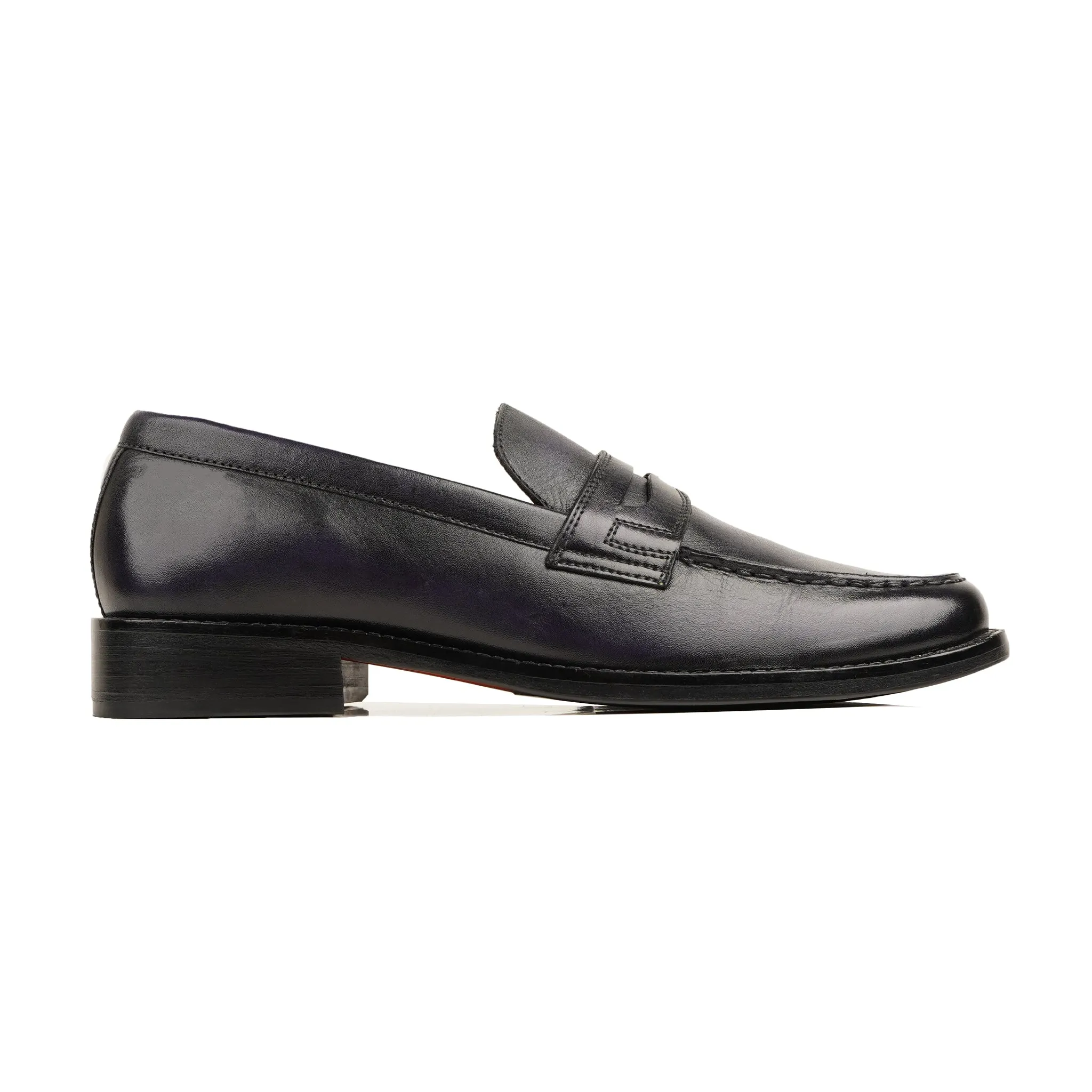 Diorsa- Men's Black Calf Leather Loafer