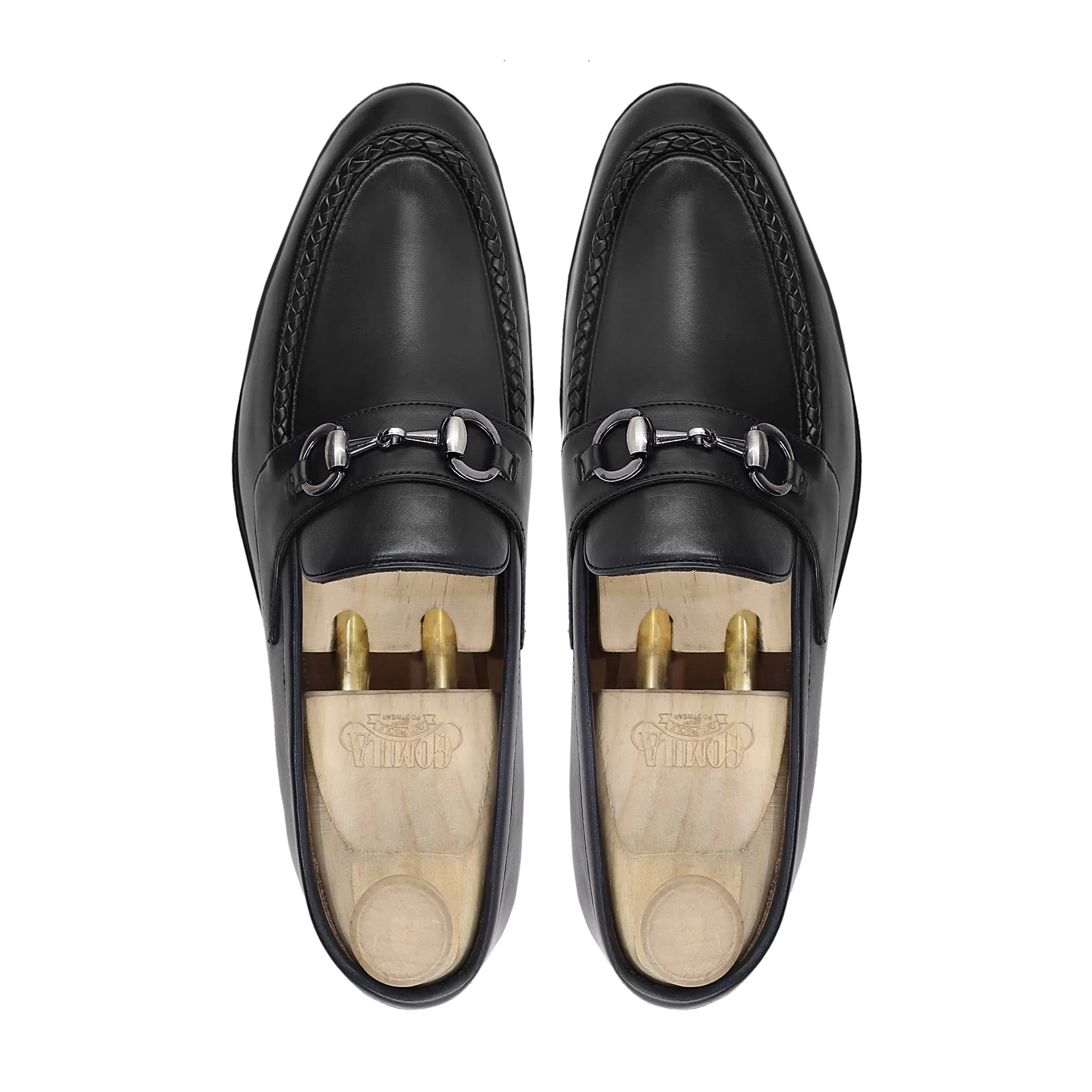 Ender - Men's Black Calf Leather Loafer