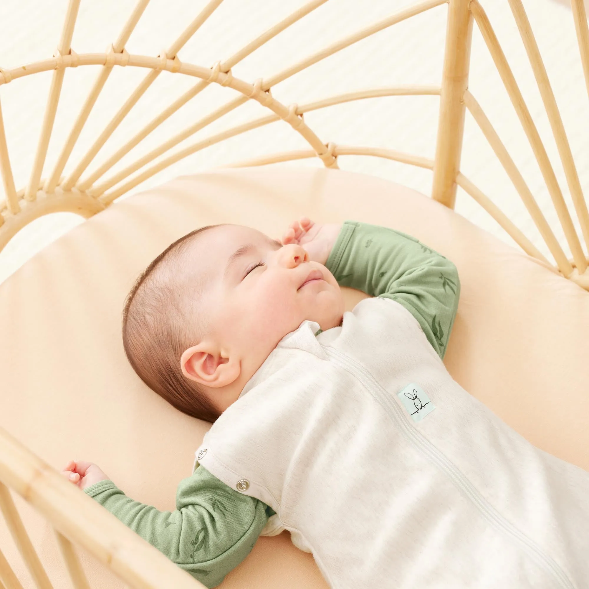 ergoPouch Cocoon Swaddle Bag 1.0 TOG - Oatmeal Marle