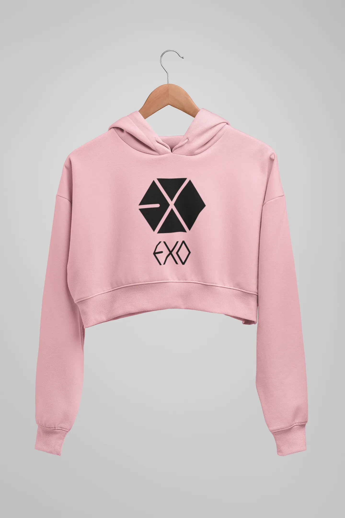 EXO Logo - Winter Crop Hoodies