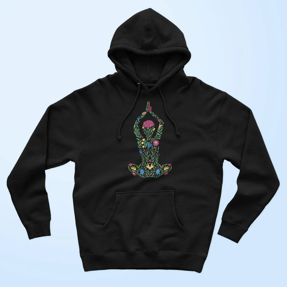 Floral Yoga Unisex Hoodie