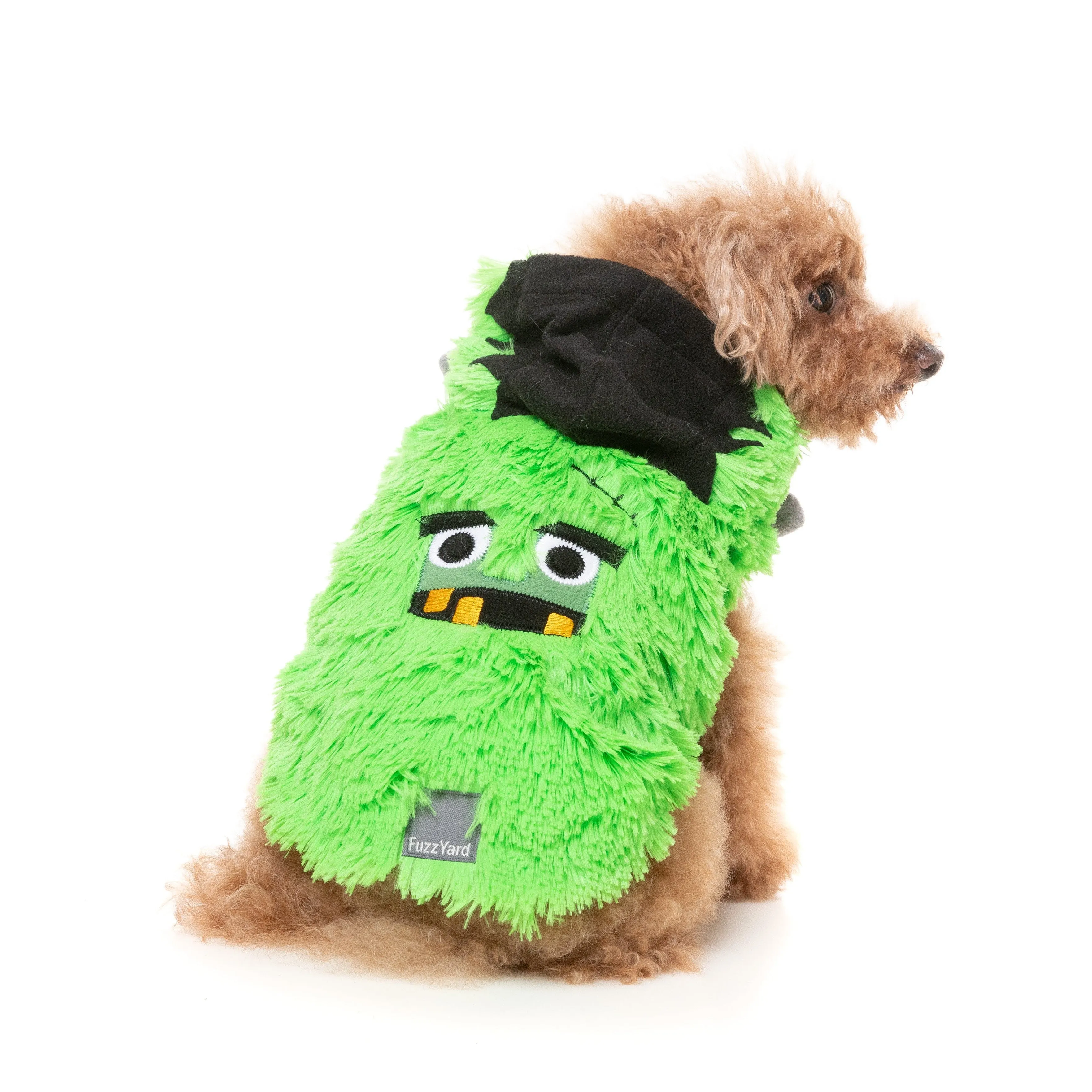 FuzzYard Halloween Dog Apparel Franky Hoodie Size 1