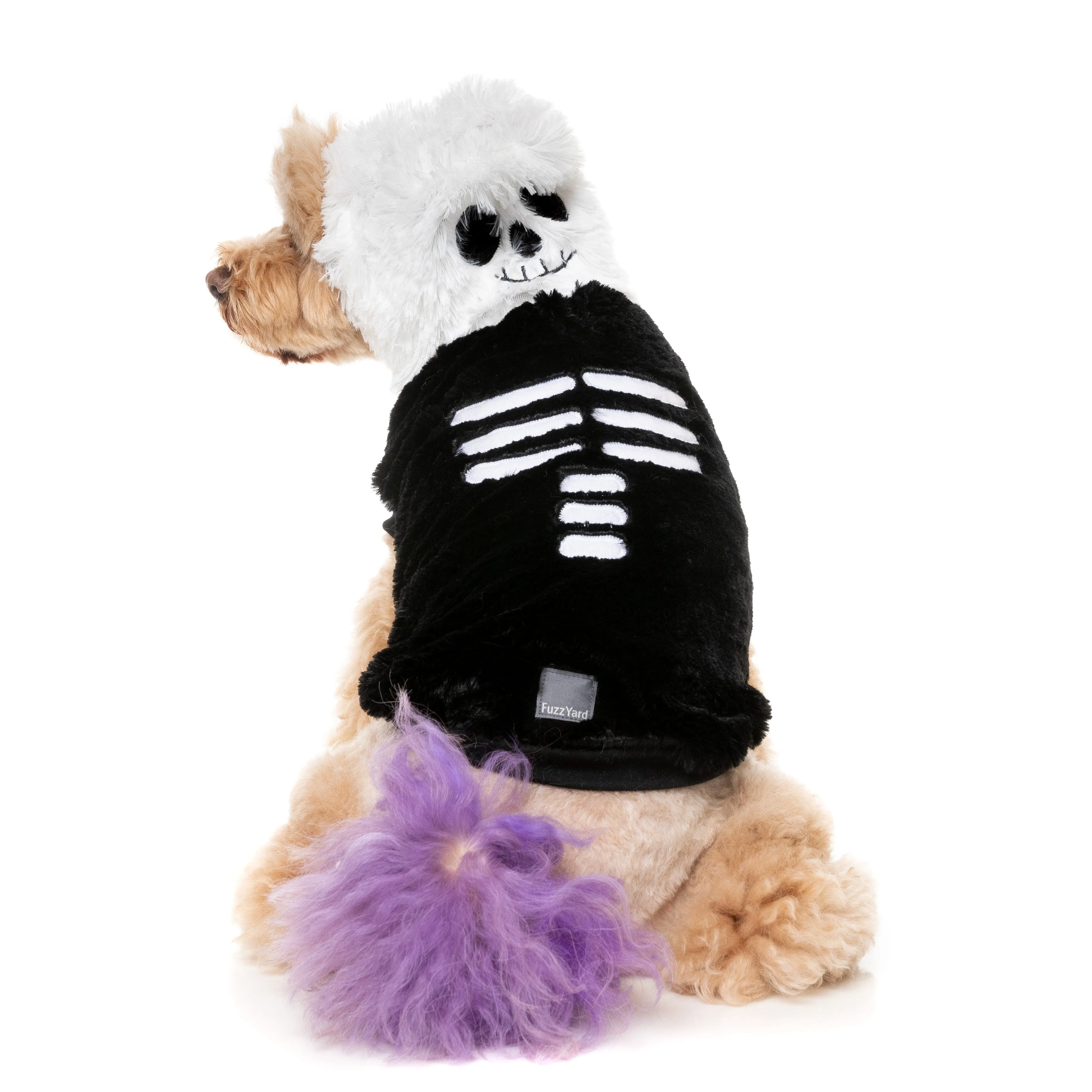 FuzzYard Halloween Dog Apparel Jerry Spinefield Hoodie Size 4