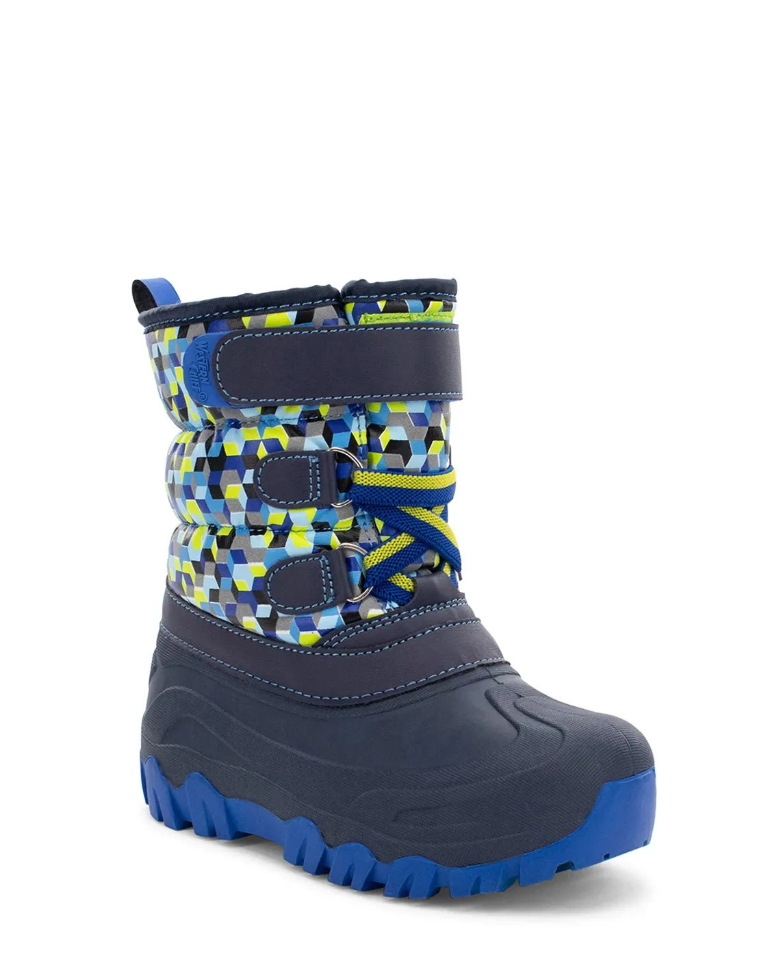 Kids Ascend Faux Fur Cold Weather Boot - Blue