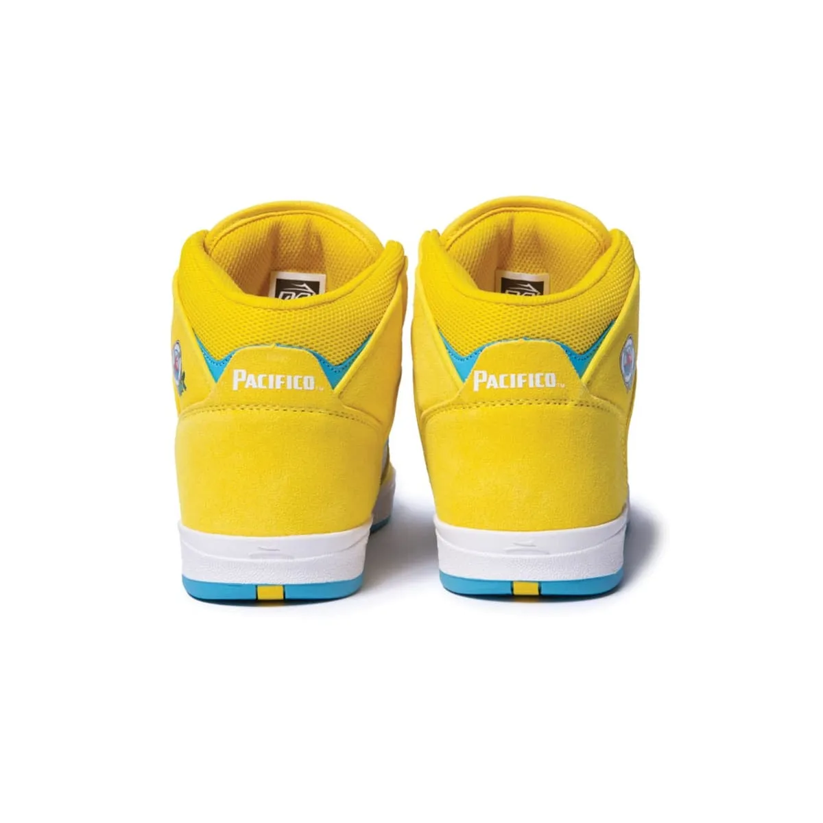 Lakai Shoes Telford SMU - Yellow/Cyan Suede