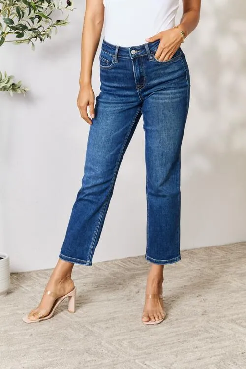 Layla Cropped Straight Jeans