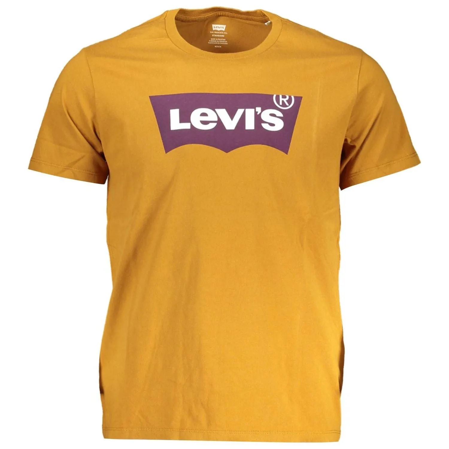 Levi's Brown Cotton Men T-Shirt