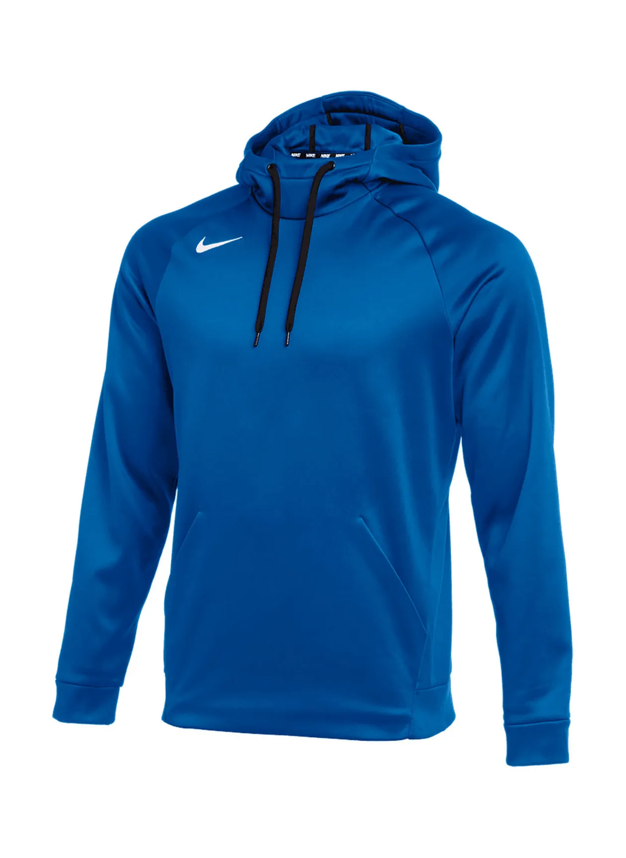 Logo Hoodies | Nike Men&#x27;s Therma-FIT Fleece Hoodie Team Royal / White 