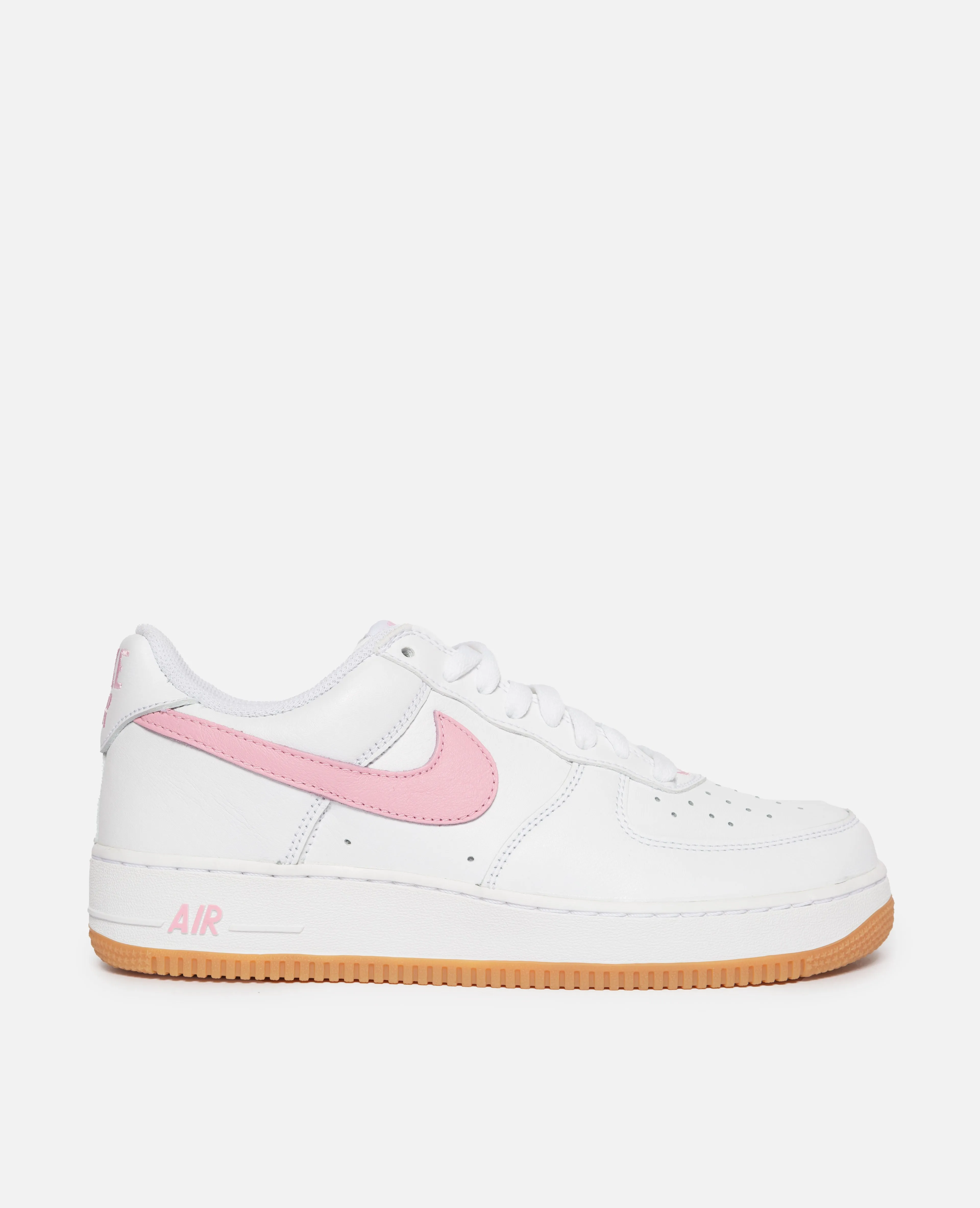 Nike Air Force 1 Low Retro (White/Pink-Gum Yellow-Metallic Gold)