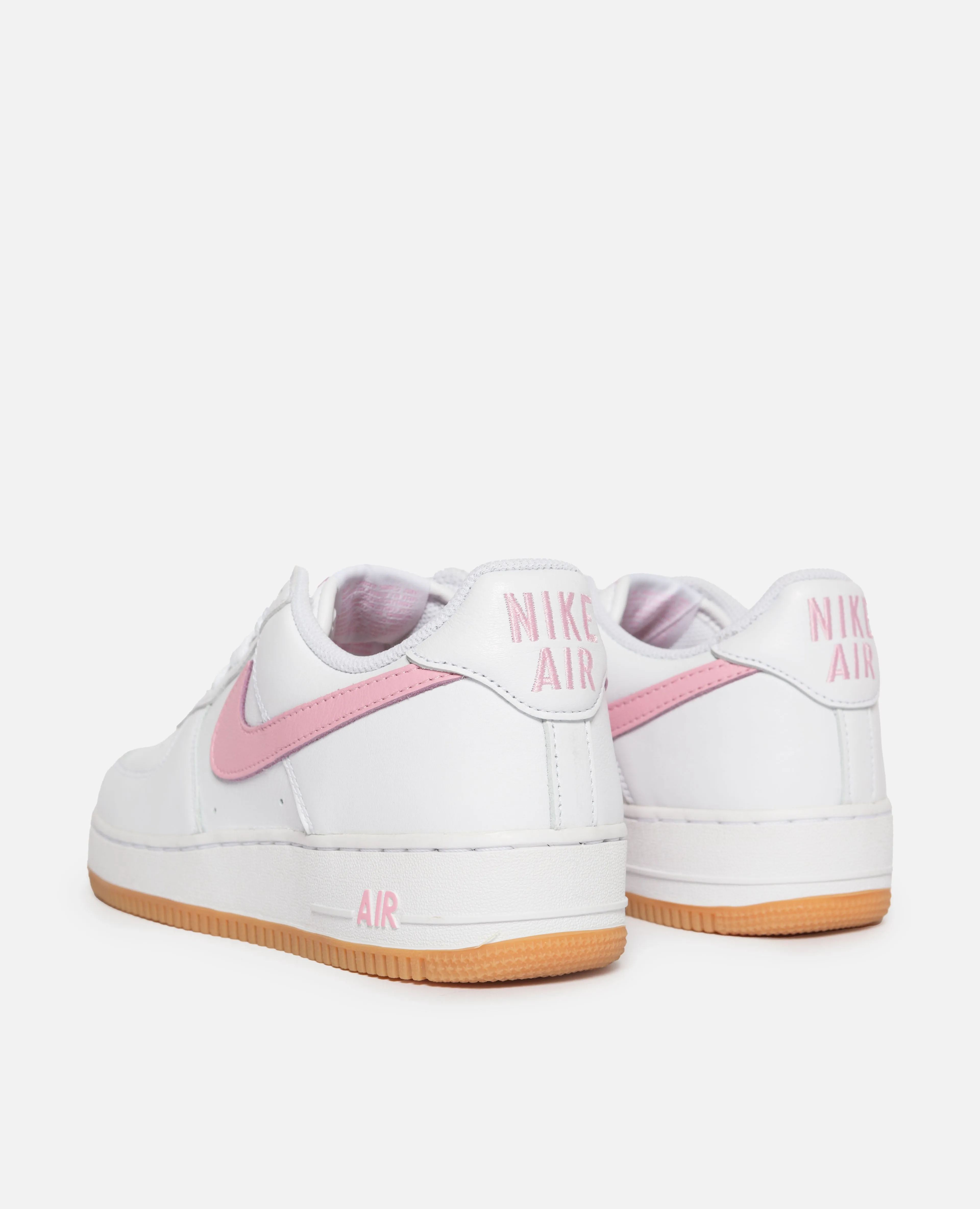 Nike Air Force 1 Low Retro (White/Pink-Gum Yellow-Metallic Gold)