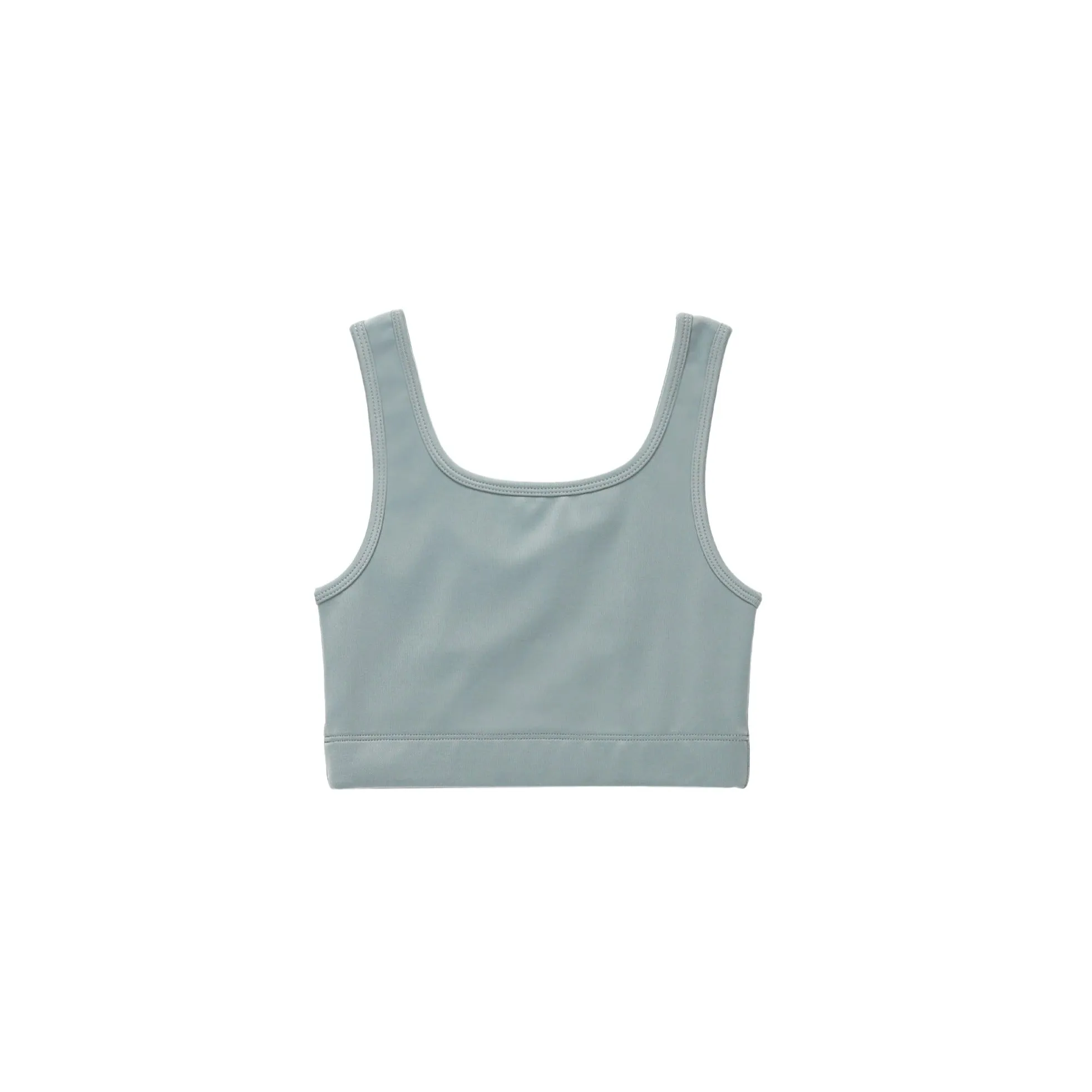 Play by Rylee & Cru Crop Fitted Tank - Blue