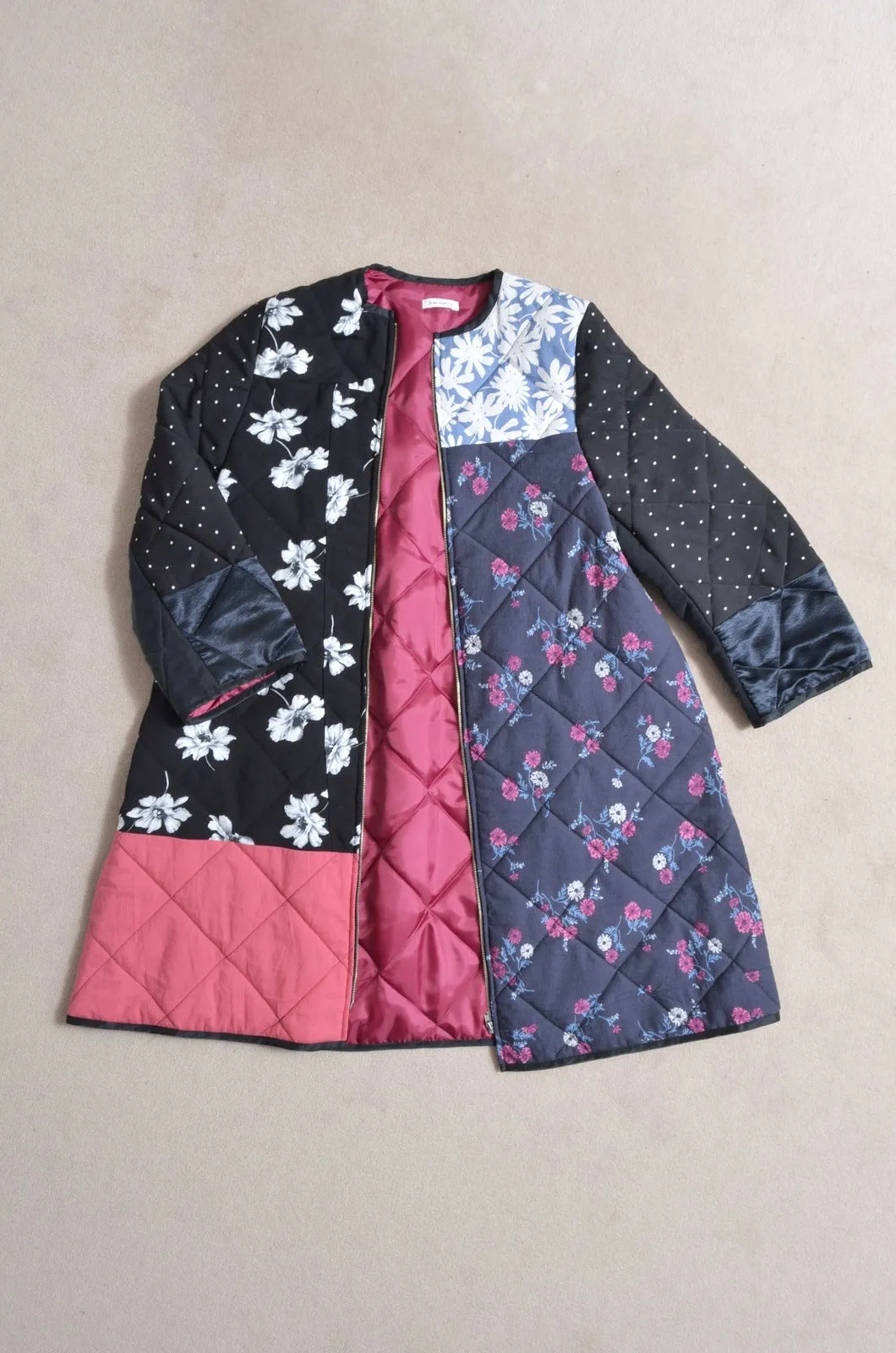 QUILTING ZIP UP OP / B