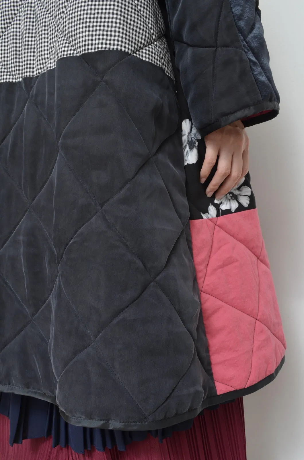 QUILTING ZIP UP OP / B