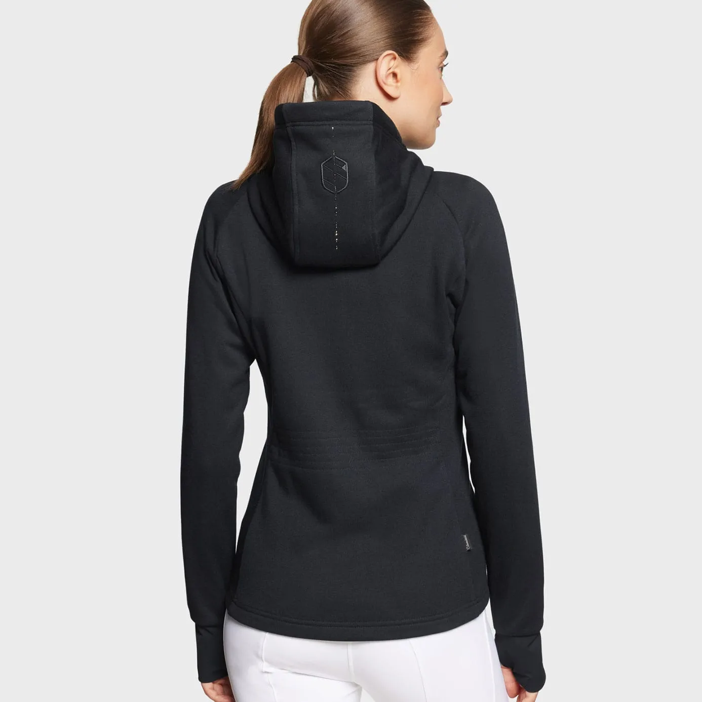 Samshield Justine Fleece Hoody - Black/Metal Eclipse