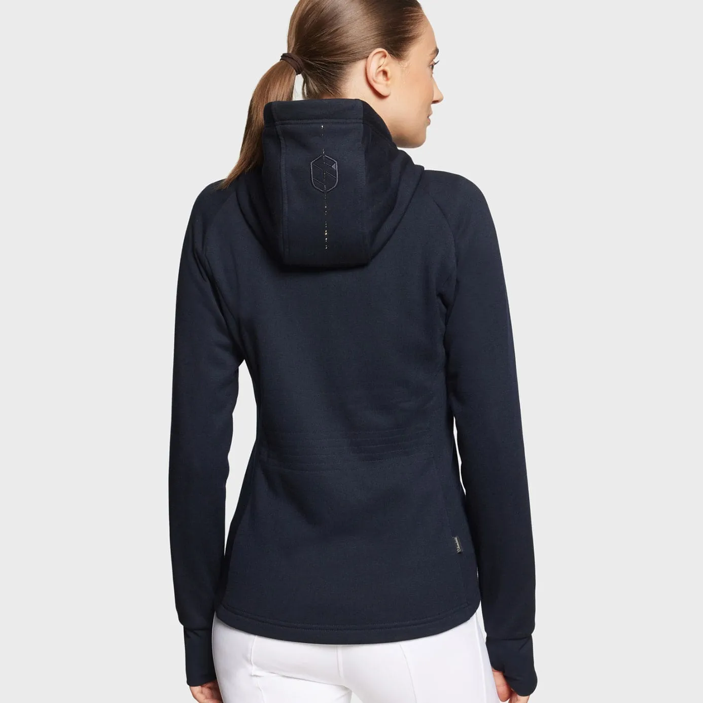 Samshield Justine Fleece Hoody - Navy/Metal Eclipse