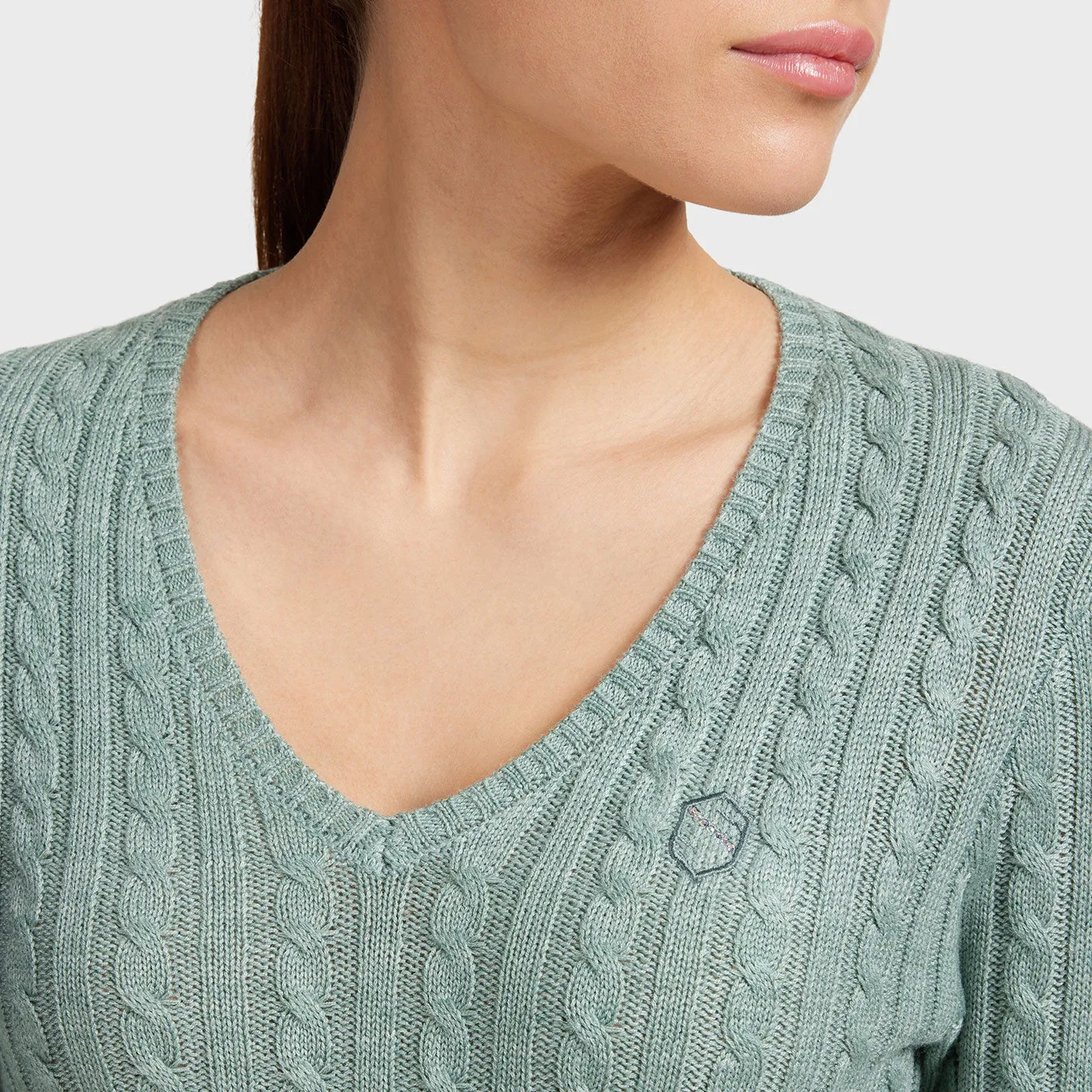 Samshield Lisa Winter V-Neck Sweater - Spearmint