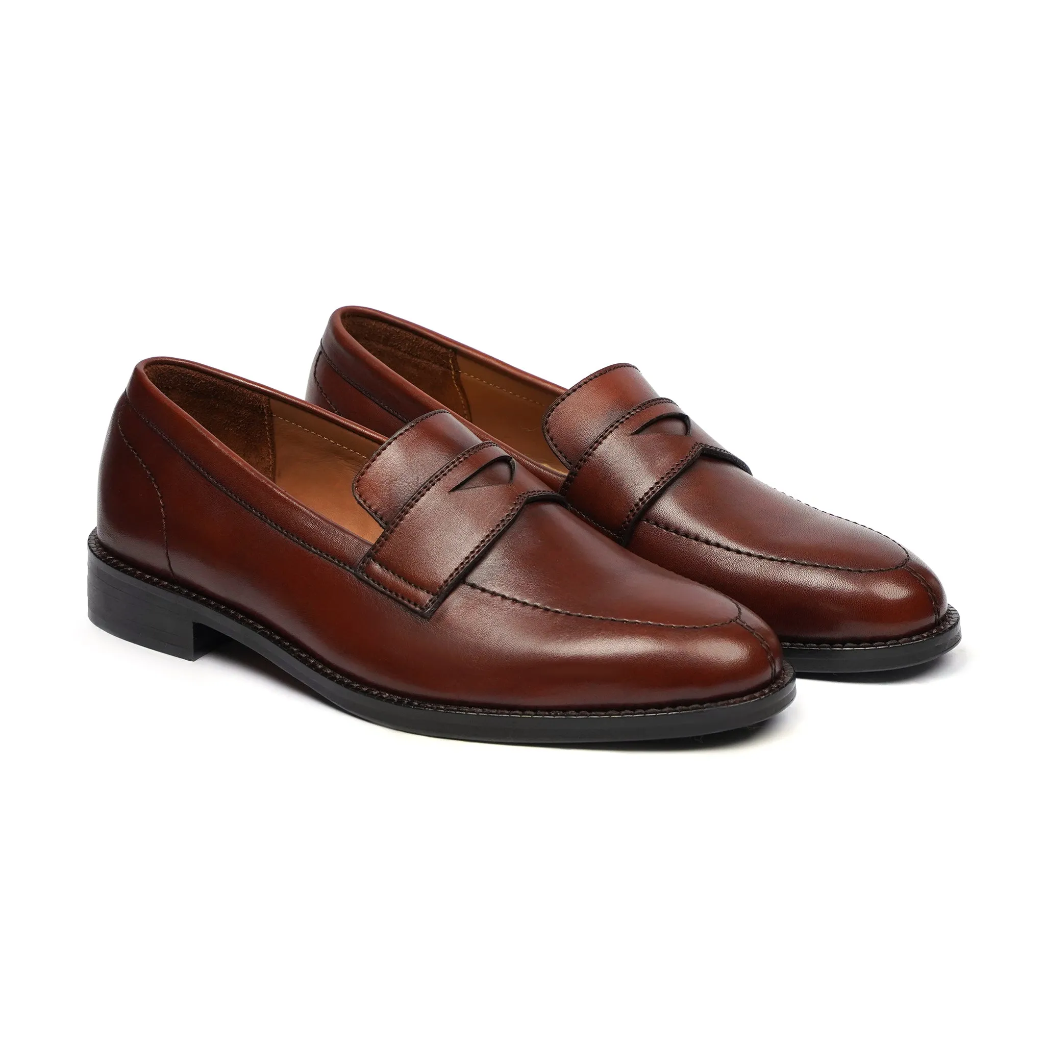 Sassari - Men's Oxblood Calf Leather Loafer