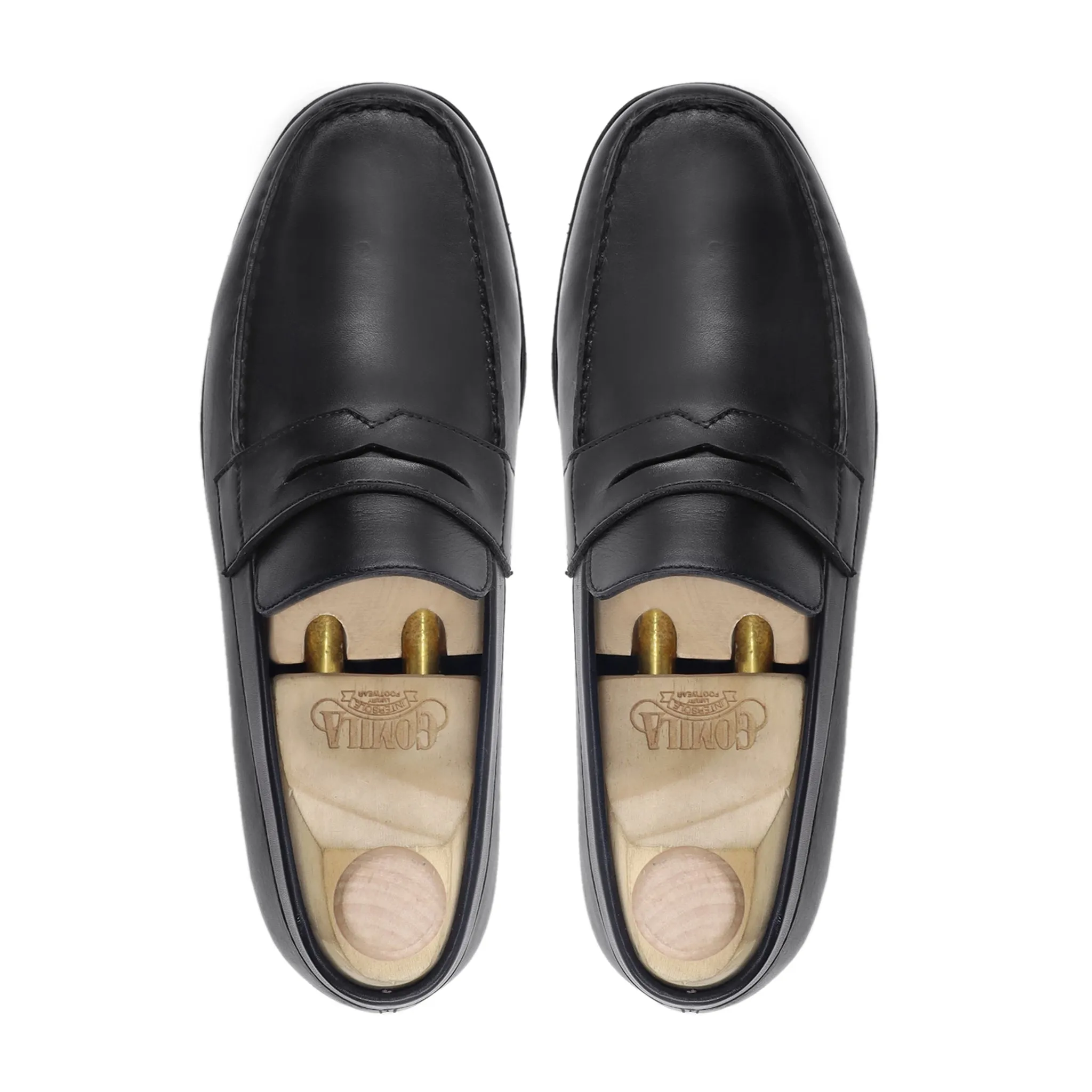 Shaggy - Men's Black Calf Leather Loafer