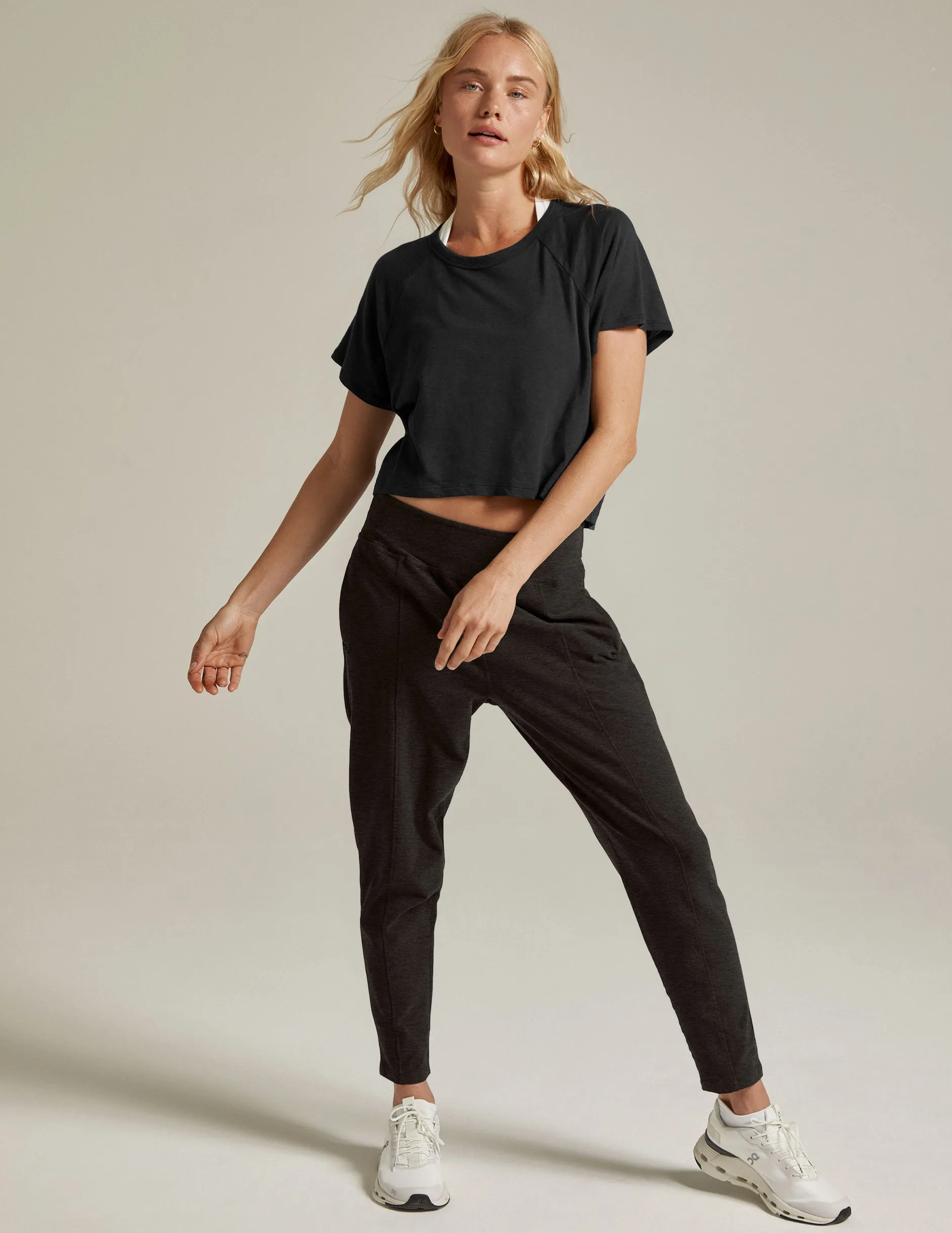 Signature High Low Cropped Tee