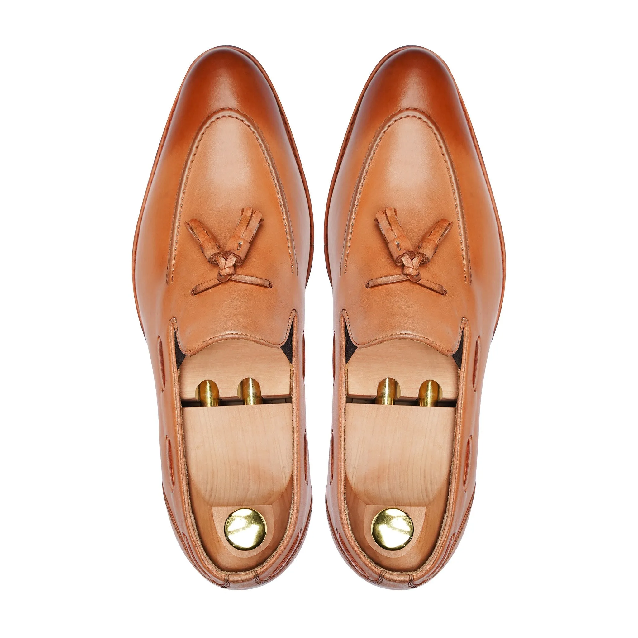 Tarnato - Men's Tan Calf Leather Loafer