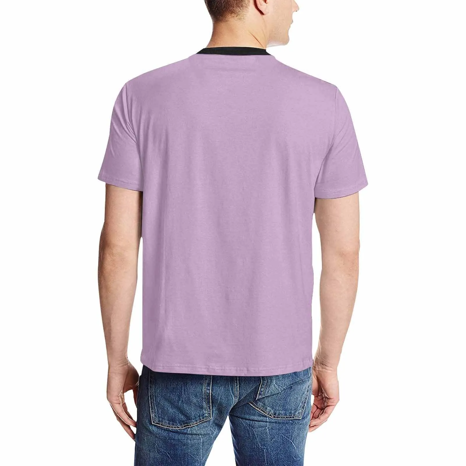 Uniquely You Mens T-Shirt /  Lilac Purple     - Short Sleeve Casual Shirt