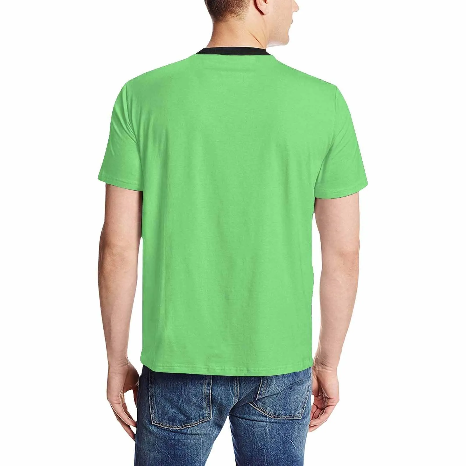 Uniquely You Mens T-Shirt /  Pastel Green     - Short Sleeve Casual Shirt