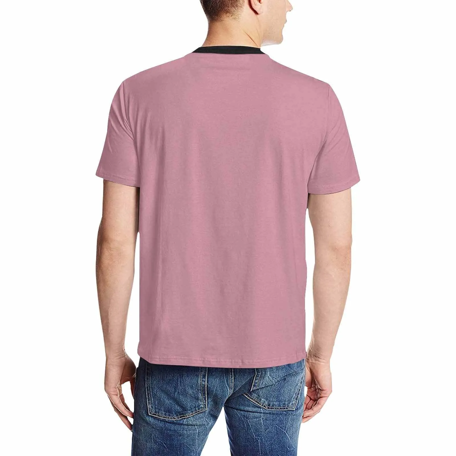 Uniquely You Mens T-Shirt /  Puce Red     - Short Sleeve Casual Shirt