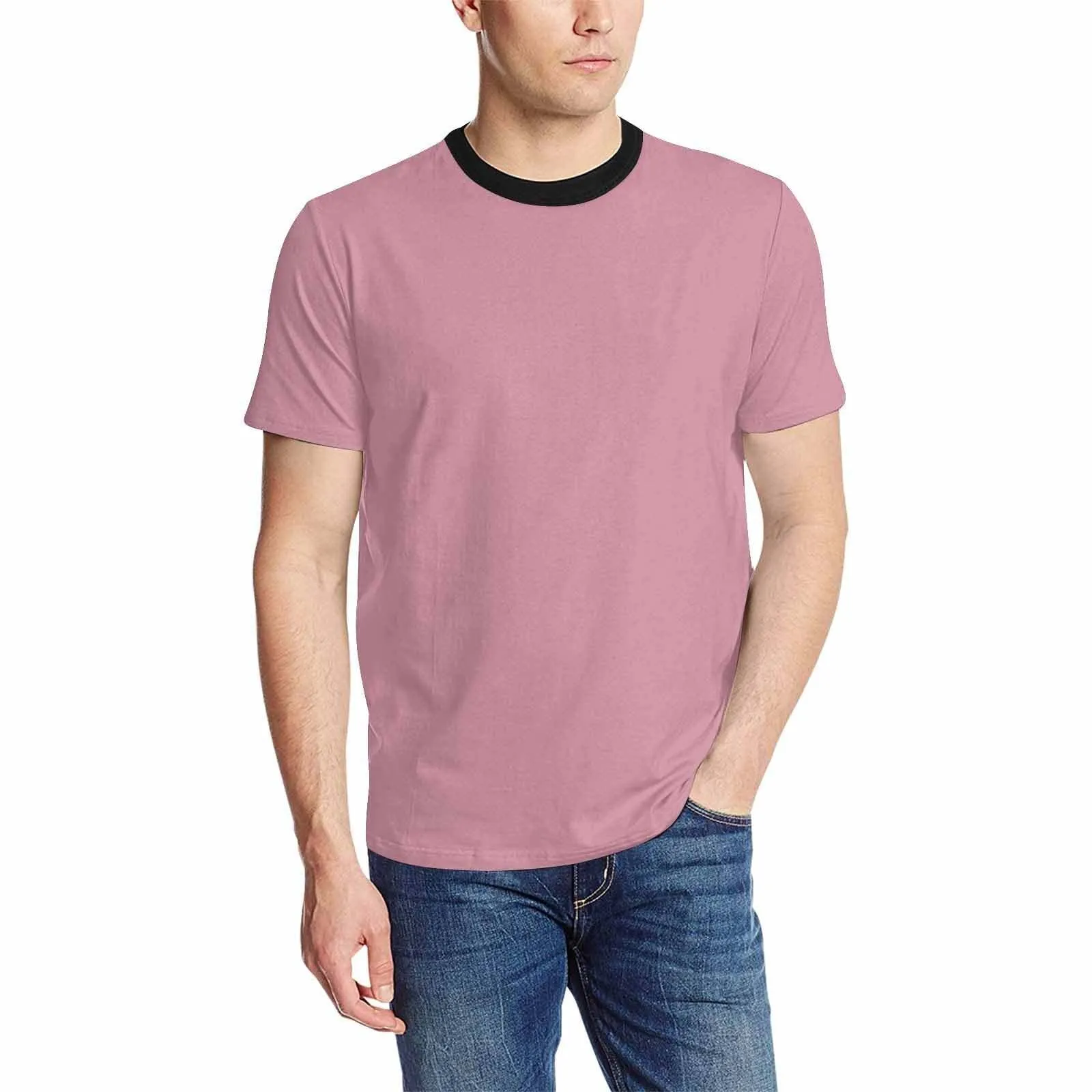 Uniquely You Mens T-Shirt /  Puce Red     - Short Sleeve Casual Shirt