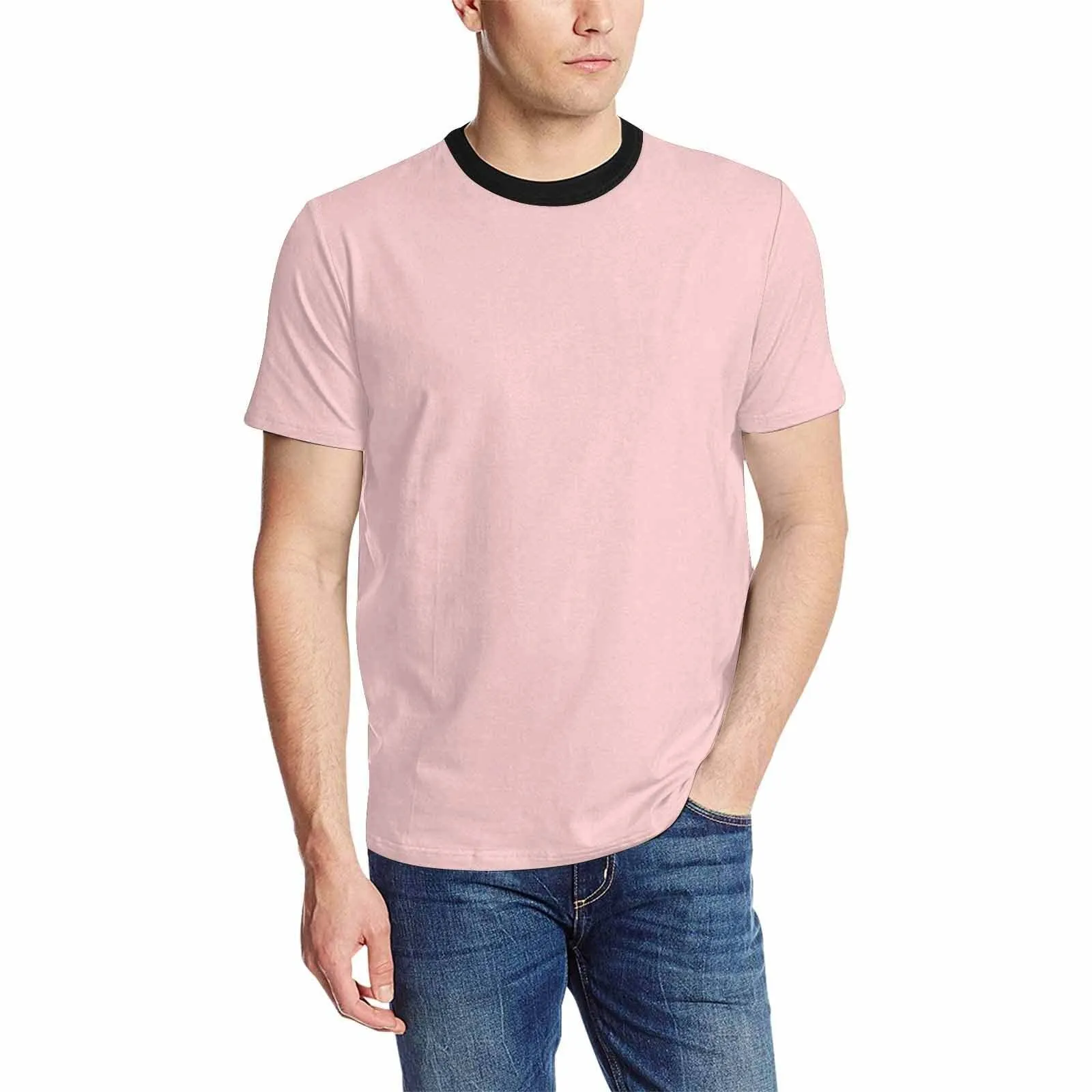 Uniquely You Mens T-Shirt /  Rose Quartz Red     - Short Sleeve Casual Shirt