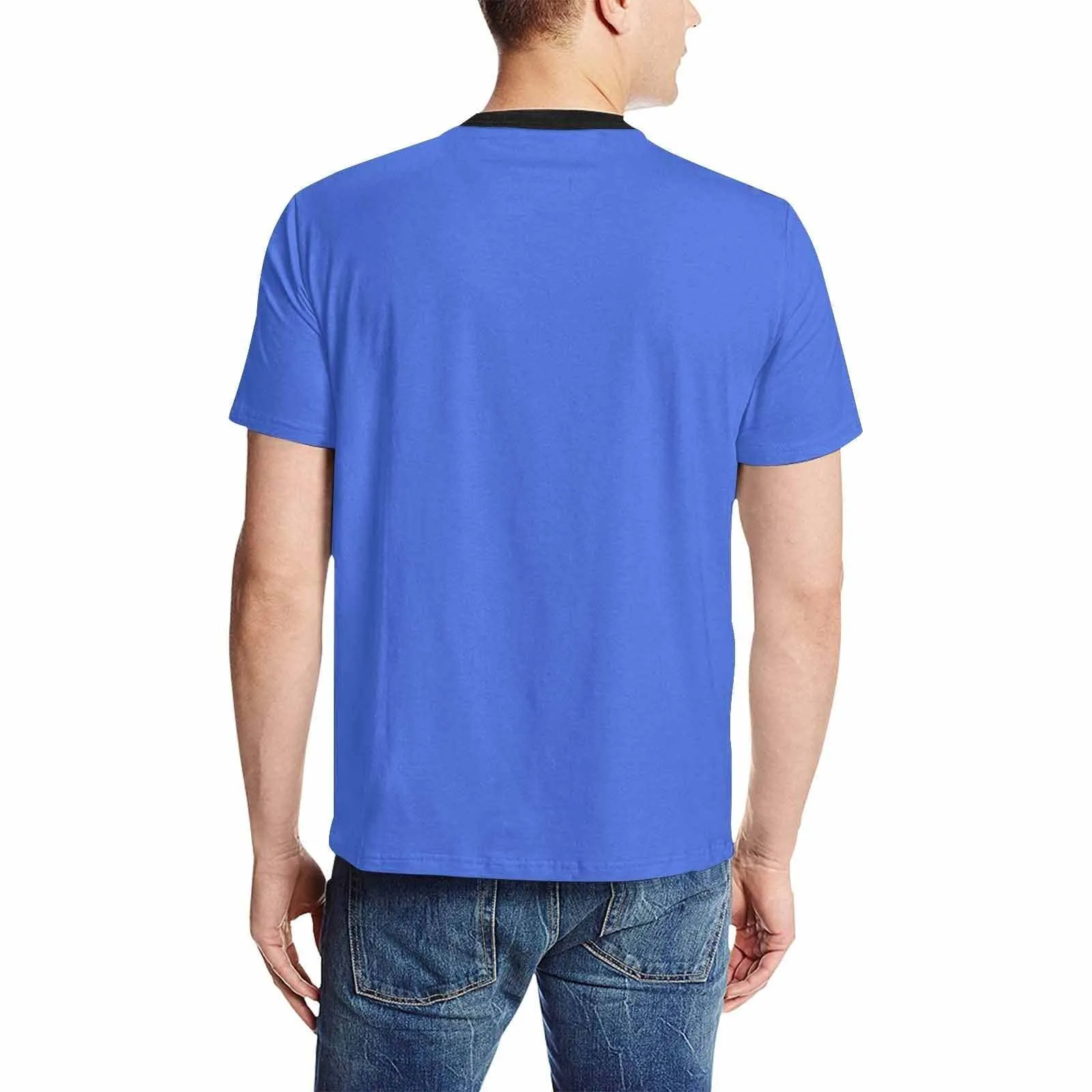 Uniquely You Mens T-Shirt /  Royal Blue     - Short Sleeve Casual Shirt