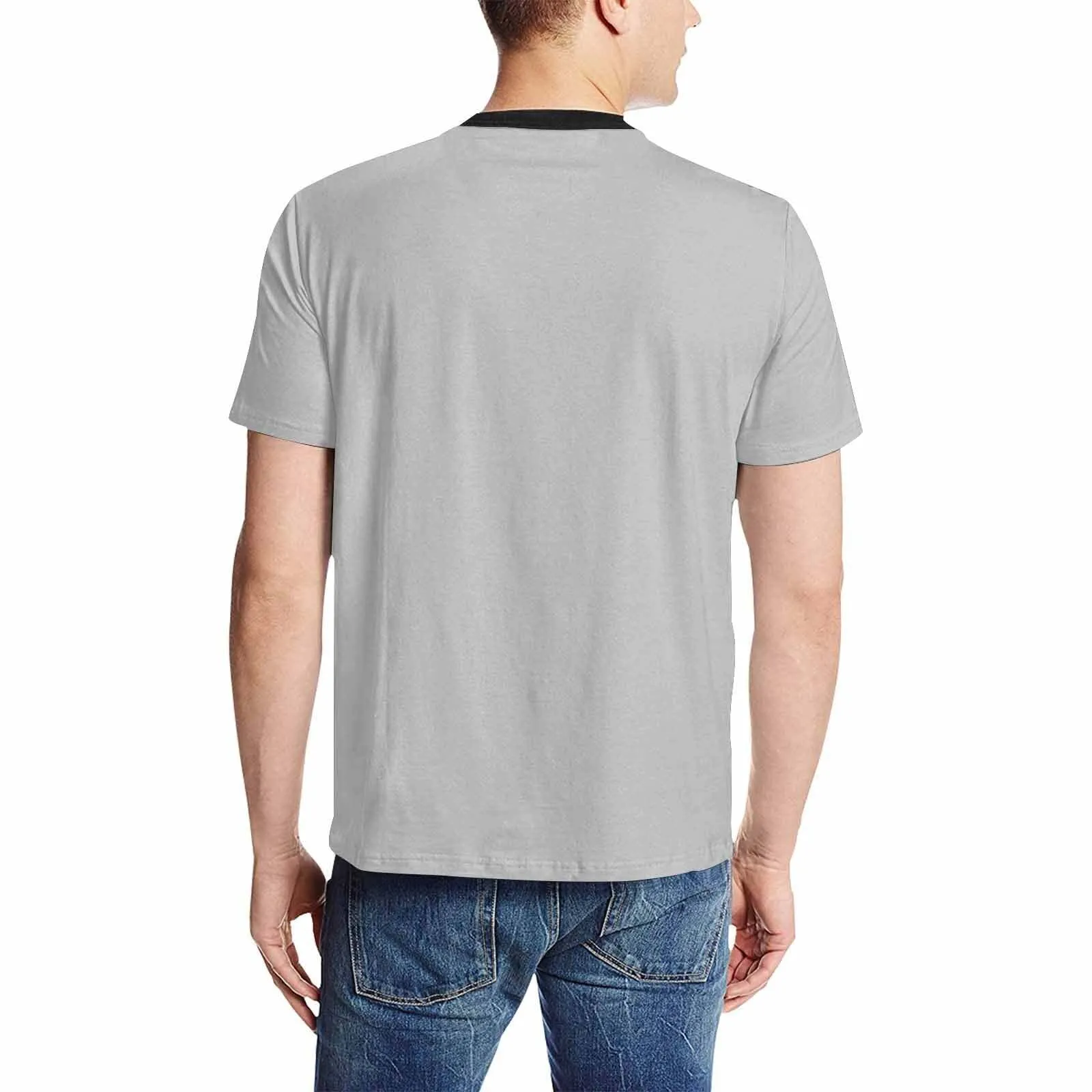 Uniquely You Mens Tee /  Light Grey     / Short Sleeve Casual Shirt