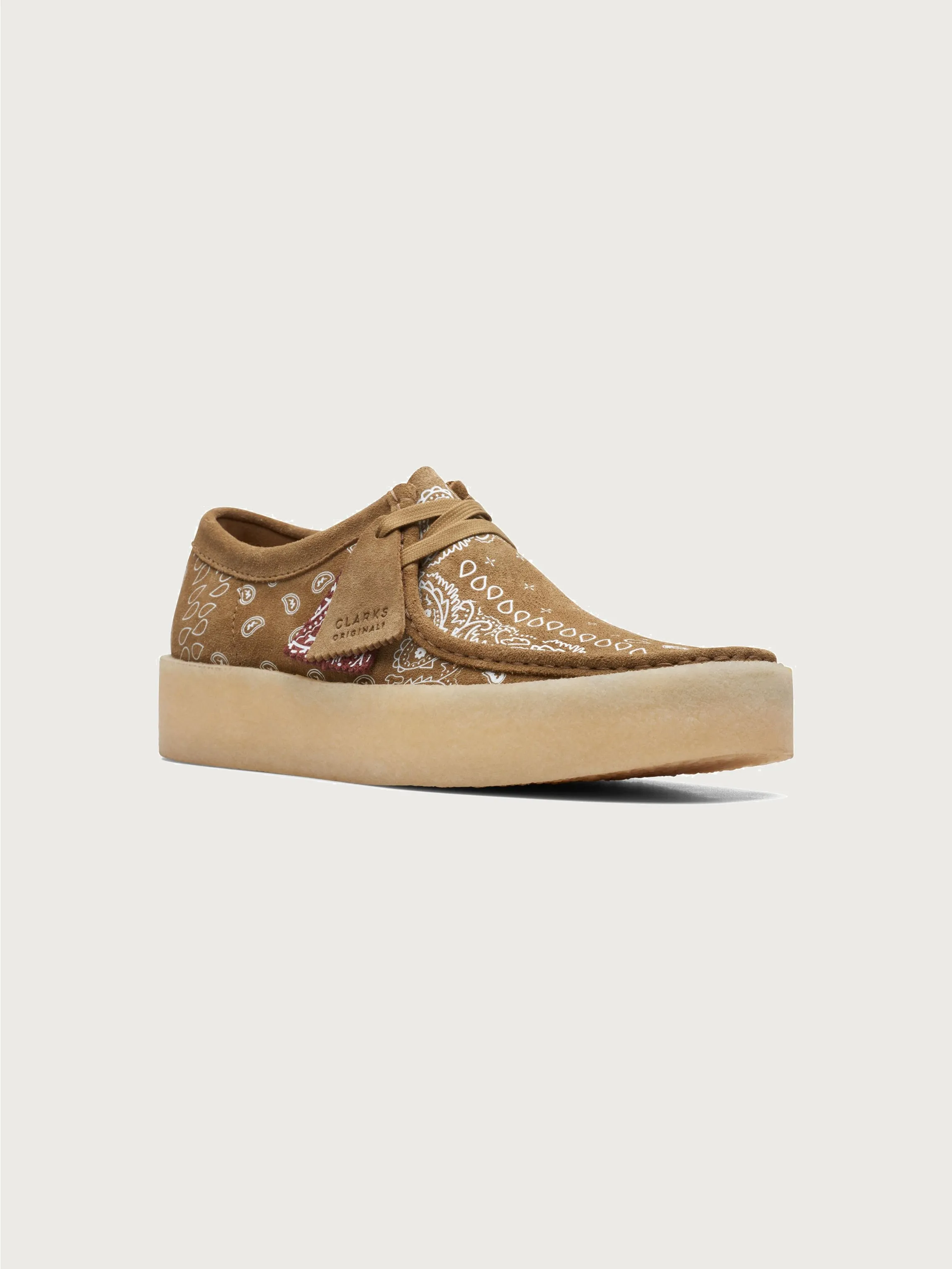 Wallabee Cup Dark Olive Print