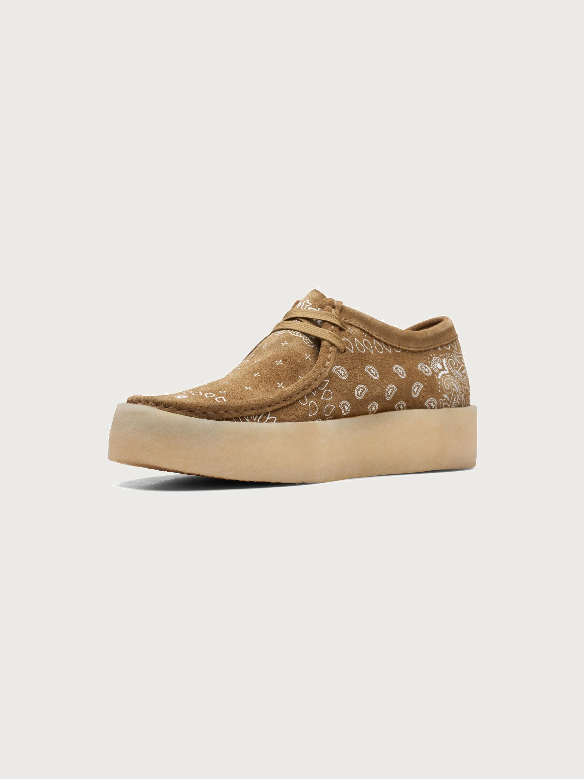 Wallabee Cup Dark Olive Print