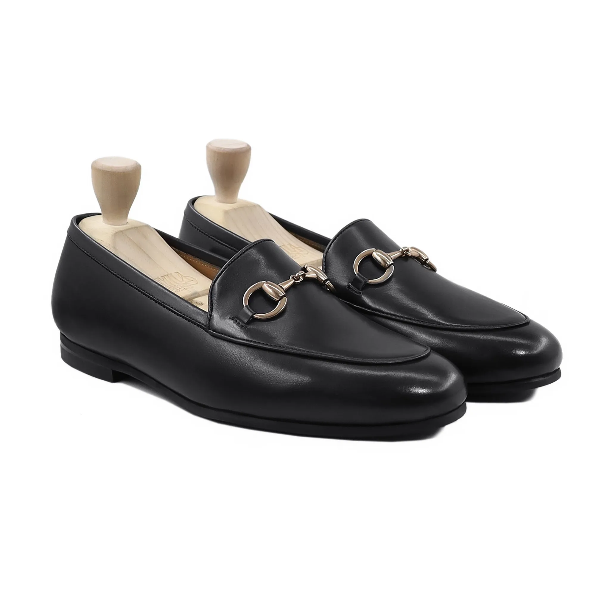 Wyatt - Men's Black Calf Leather Loafer