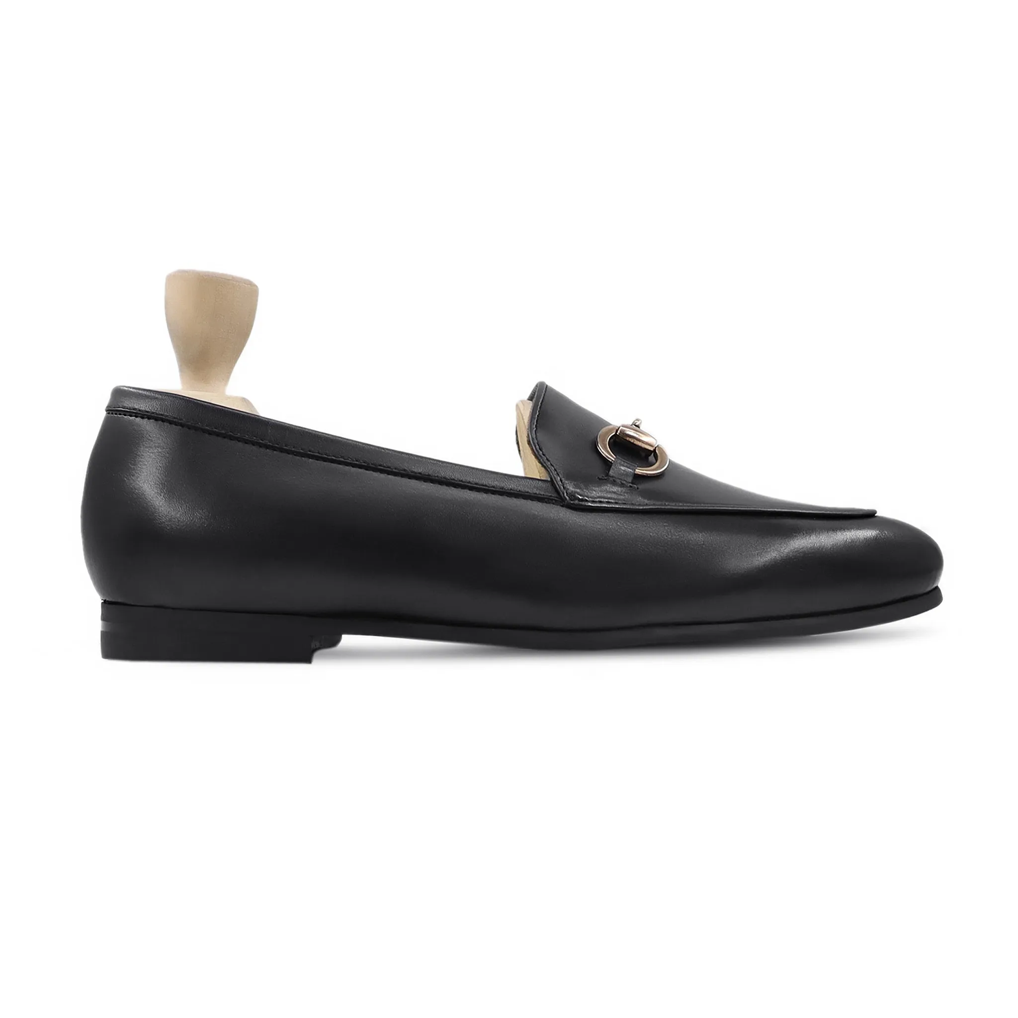 Wyatt - Men's Black Calf Leather Loafer