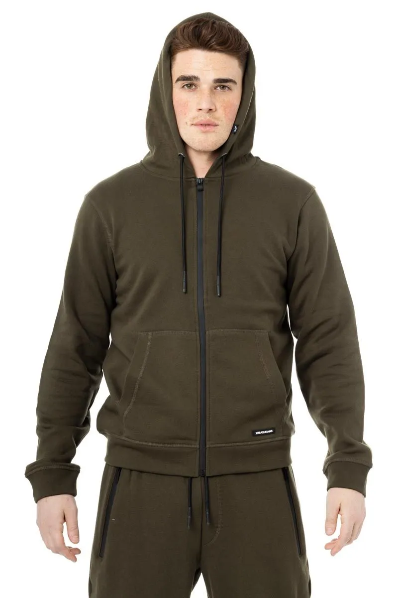 X RAY Fleece Active Classic Zip Up Hoodie