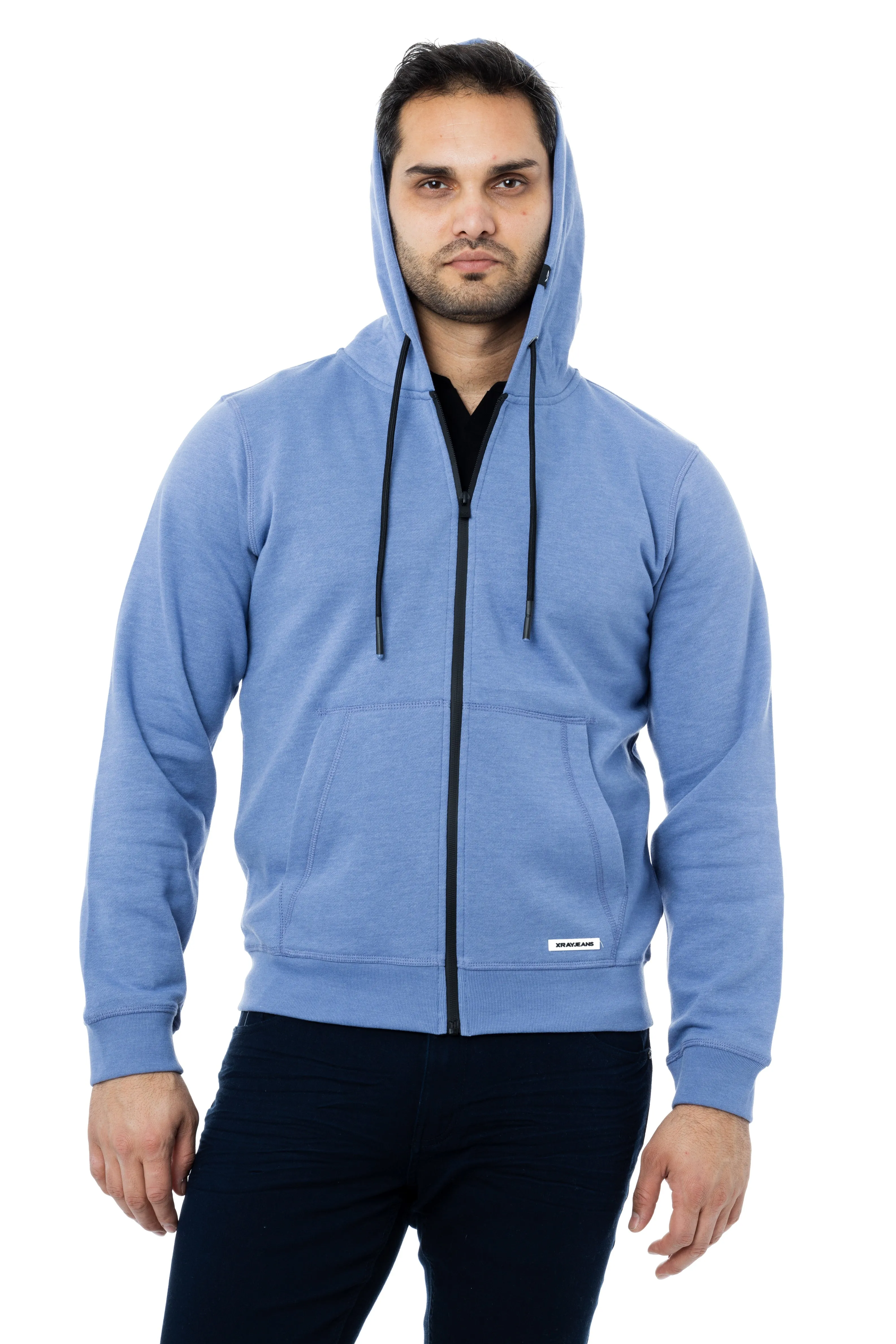 X RAY Fleece Active Classic Zip Up Hoodie