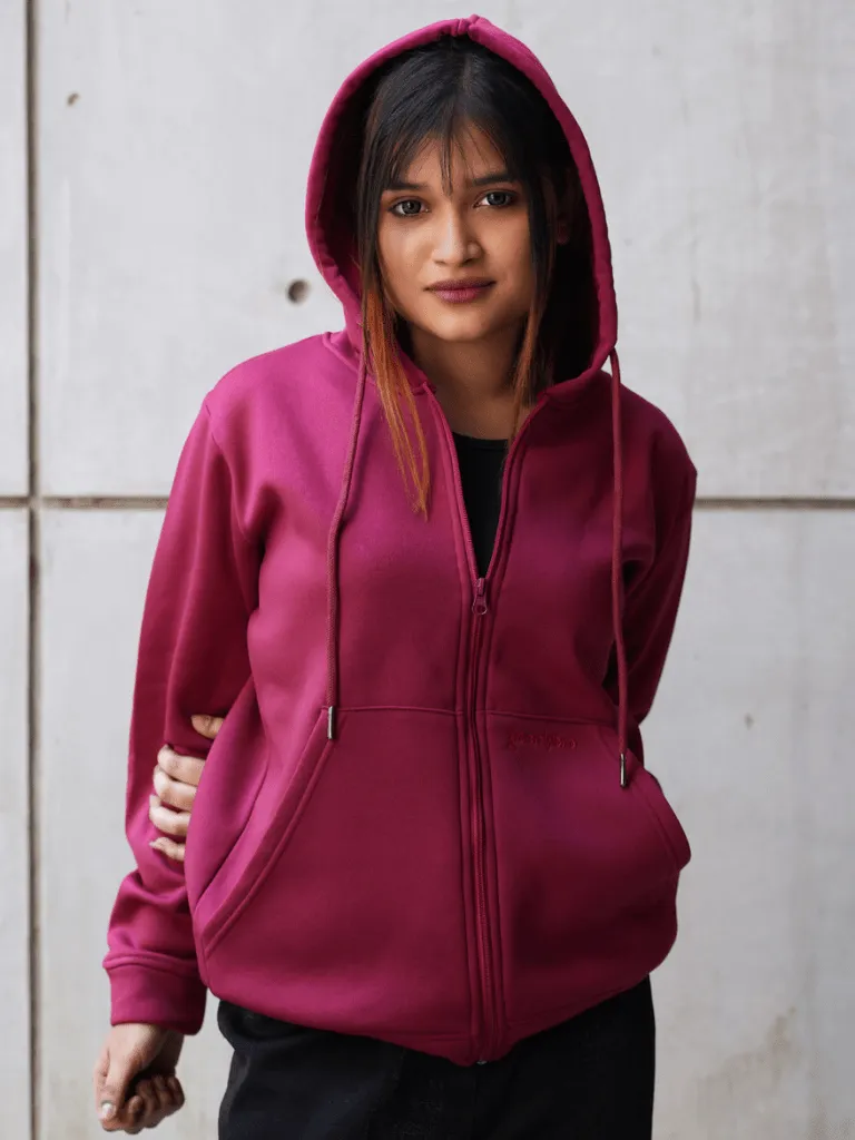 Zip-Through Hoodies | Ruby